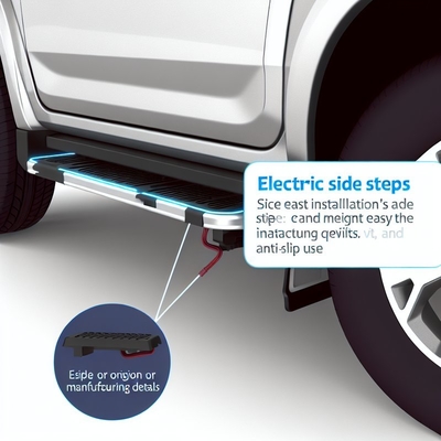 Made Electric Side Steps Easy Installation Anti-Slip Country Of Origin