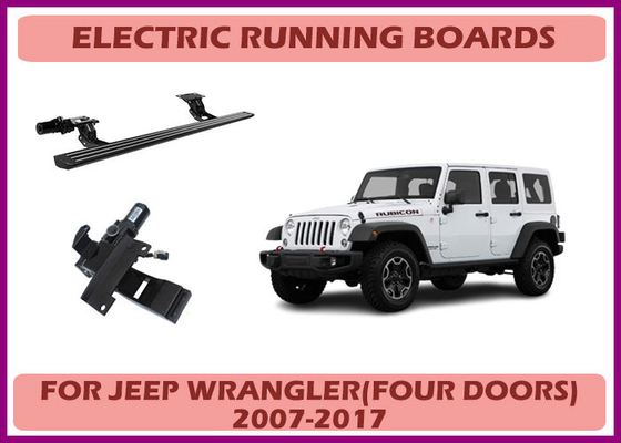 Estribos Laterais Elétricos Retráteis com Amortecedor para Jeep Wrangler