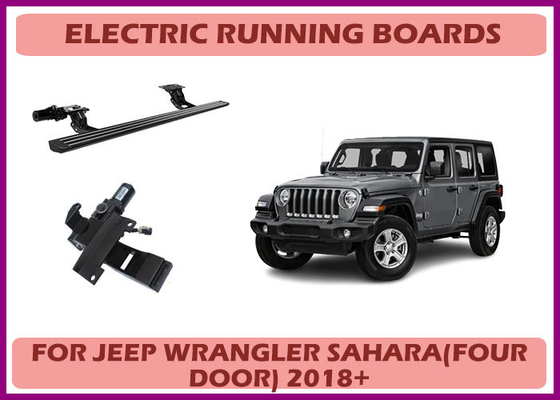Passo lateral elétrico dobrável controlado por Smart APP para Jeep Wrangler Sahara