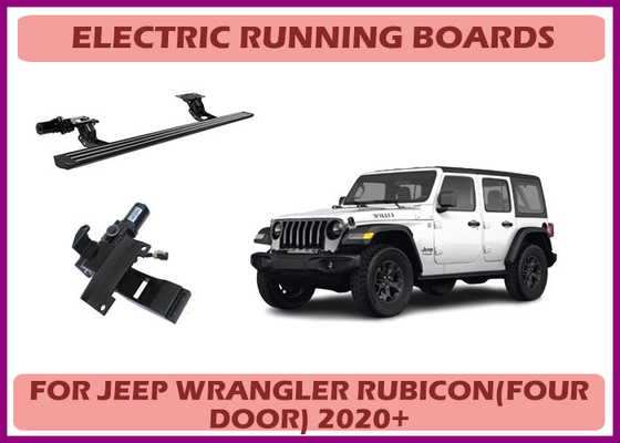 Estribo Elétrico Retrátil Automático de Alumínio para Jeep Wrangler Rubicon
