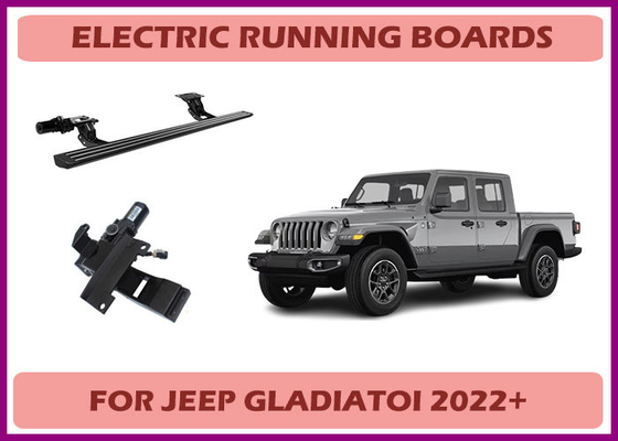 Tabelas de corrida retráteis de fábrica para Jeep Gladiatoi com saída rápida